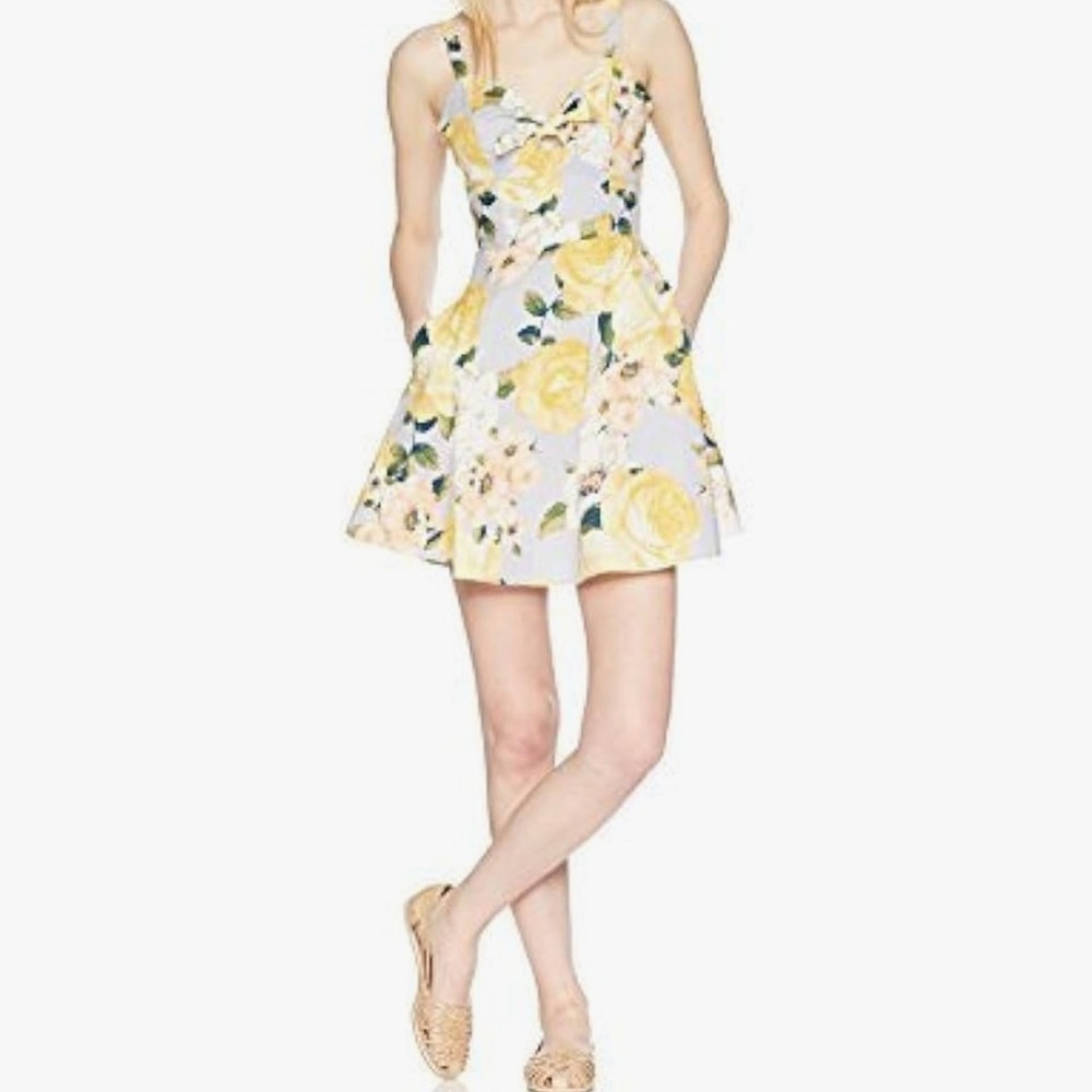 Speechless Junior’s Size 3 Floral Sleeveless Dress Fit&Flare Cutout Tie Front